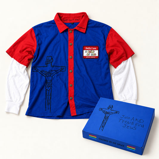 "CHILD OF GOD" DOUBLE LAYERED POLO