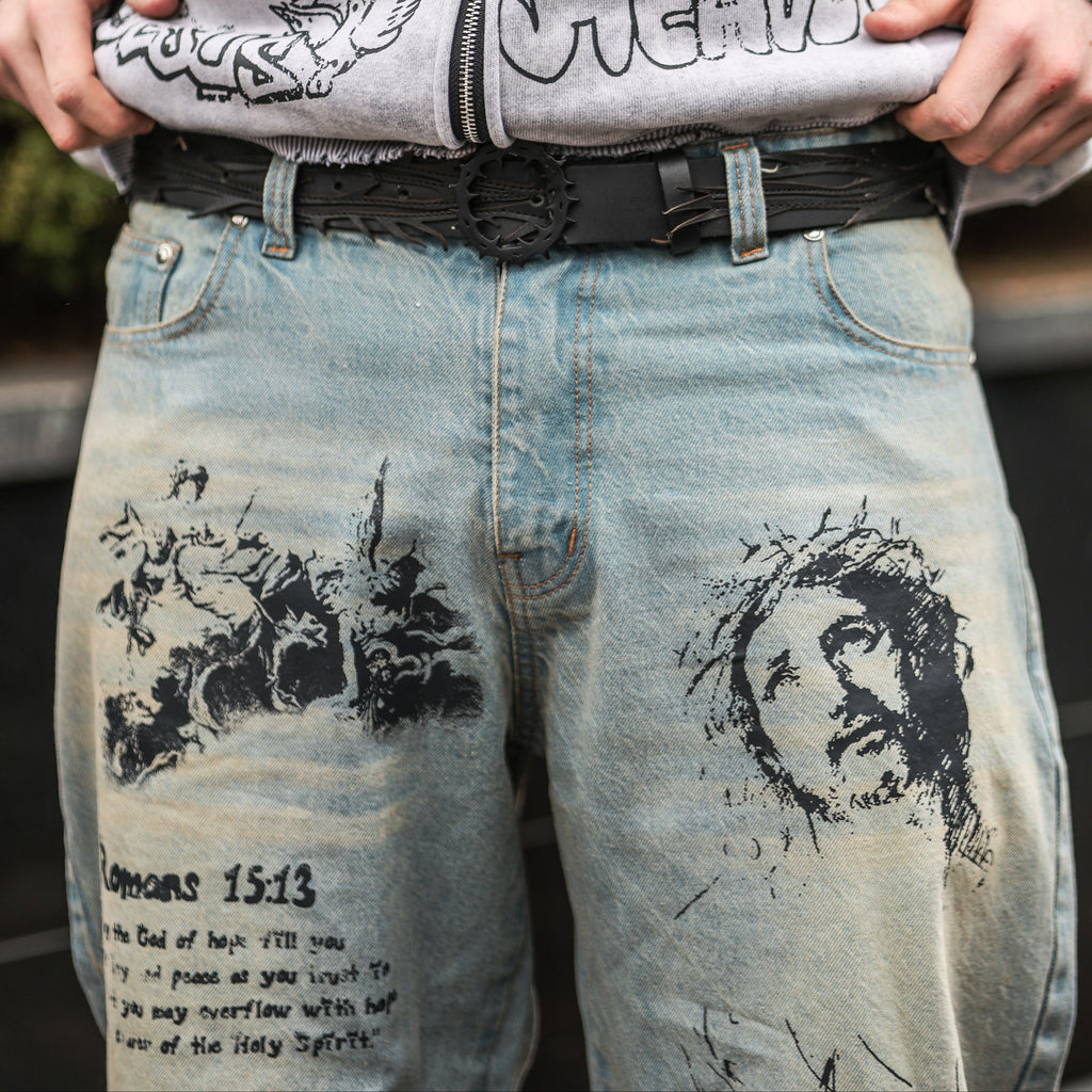 "ULTIMATE SACRIFICE" DENIM JEANS