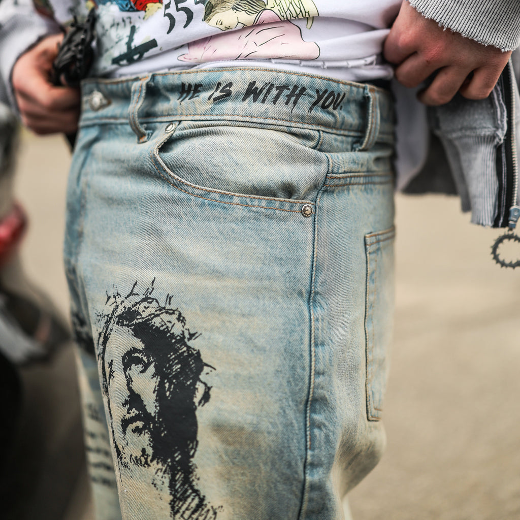 "ULTIMATE SACRIFICE" DENIM JEANS
