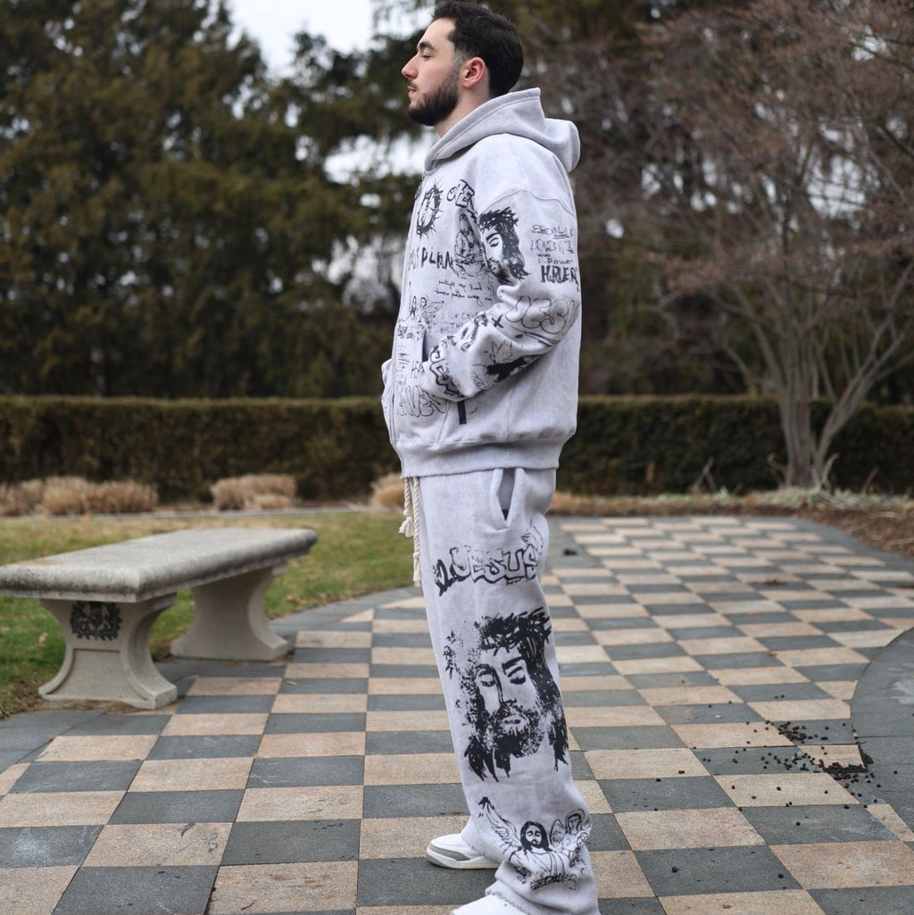 "God's Sketchbook" Zip Up Hoodie