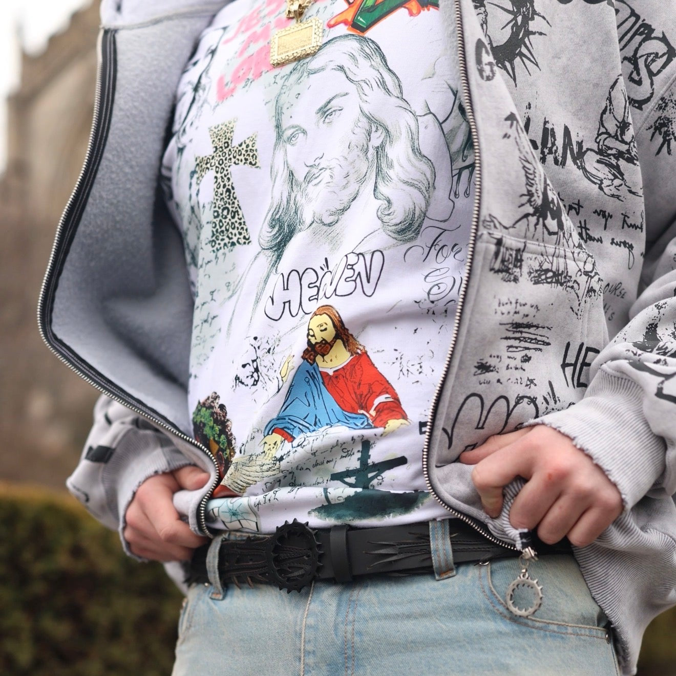 "CROWN OF THORNS" BELT