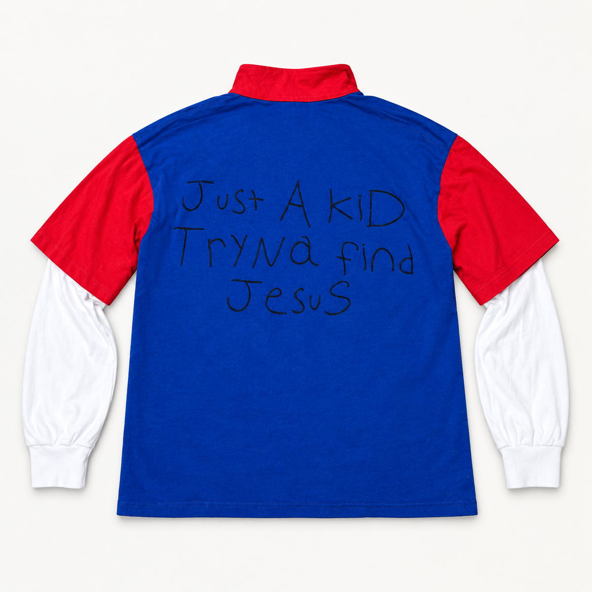 "CHILD OF GOD" DOUBLE LAYERED POLO