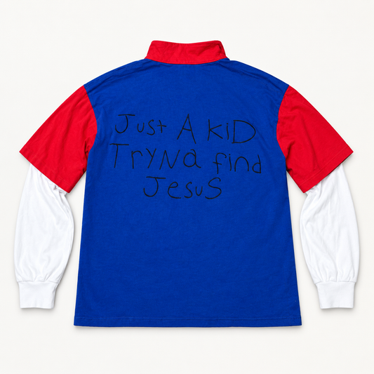 "CHILD OF GOD" DOUBLE LAYERED POLO