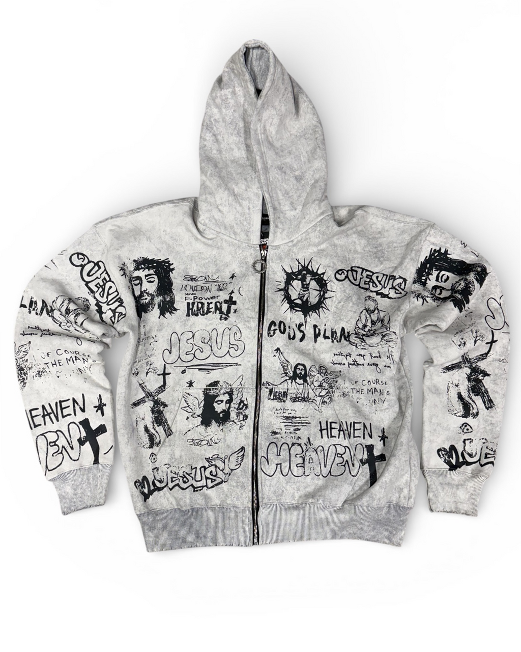 "God's Sketchbook" Zip Up Hoodie