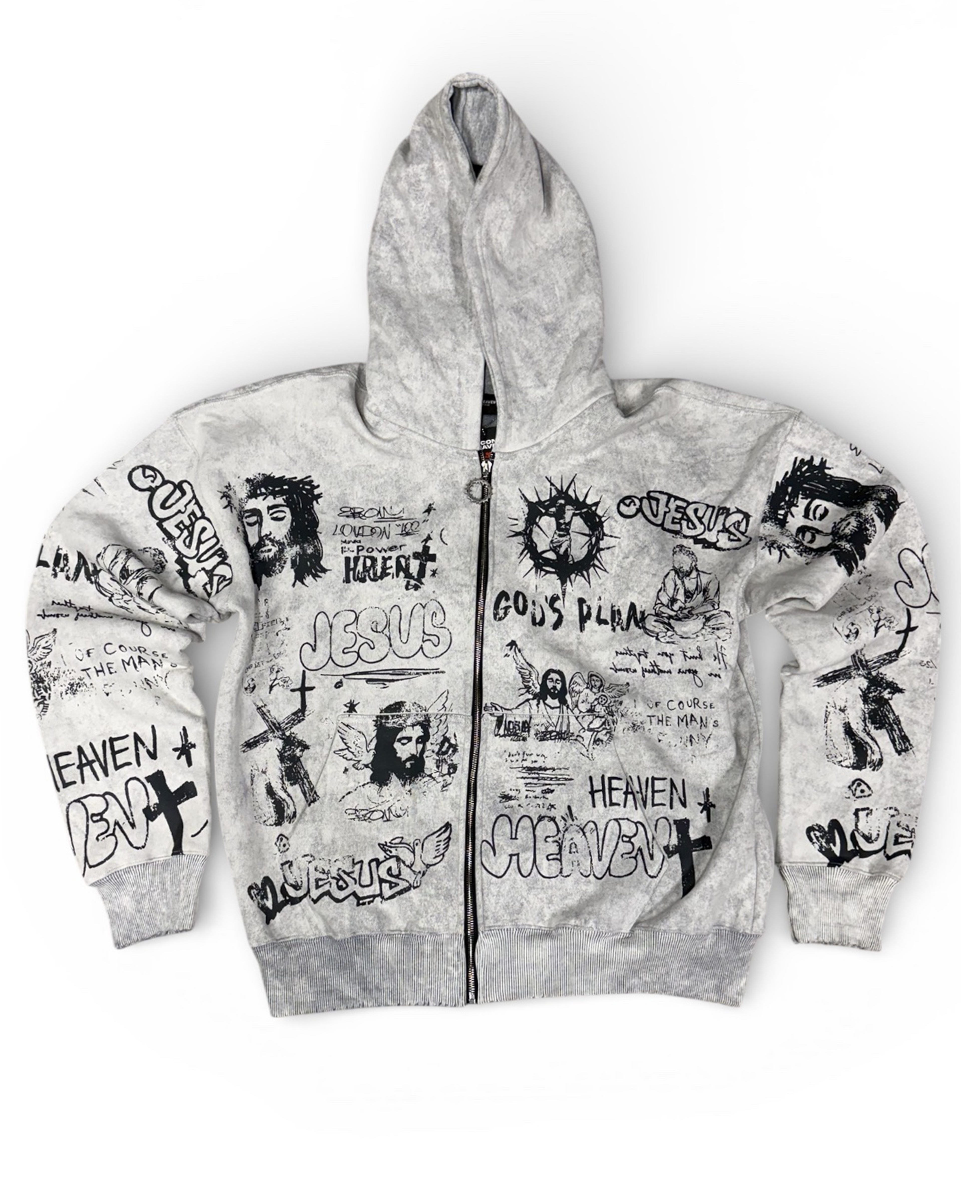 "God's Sketchbook" Zip Up Hoodie